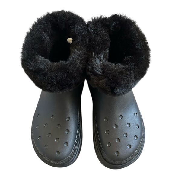 Crocs Stomp Lined Boots Unisex Adults, Black, Size M9 / W11, NWOT - Picture 3 of 11